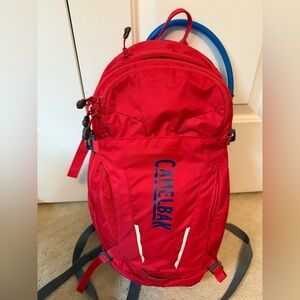 CamelBak Red and Blue Sporty Backpack